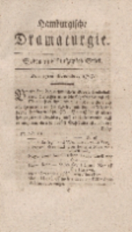 Hamburgische Dramaturgie, Zweyter Band, Sieben und funfzigstes Stück, den 17ten November, 1767