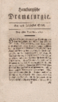 Hamburgische Dramaturgie, Zweyter Band, Ein und sechzigstes Stück, den 1sten December, 1767