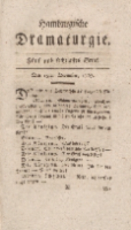 Hamburgische Dramaturgie, Zweyter Band, Fünf und sechzigstes Stück, den 15ten December, 1767