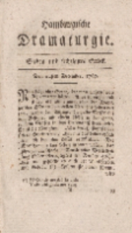 Hamburgische Dramaturgie, Zweyter Band, Sieben und sechzigstes Stück, den 22sten December, 1767