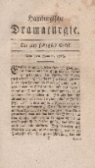 Hamburgische Dramaturgie, Zweyter Band, Ein und siebzigstes Stück, den 5ten Januar, 1768