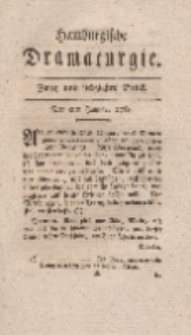 Hamburgische Dramaturgie, Zweyter Band, Zwey und siebzigstes Stück, den 8ten Januar, 1768