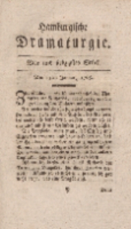 Hamburgische Dramaturgie, Zweyter Band, Vier und siebzigstes Stück, den 15ten Januar, 1768