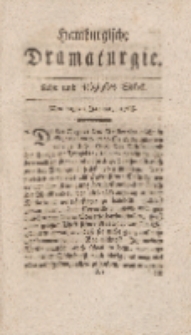 Hamburgische Dramaturgie, Zweyter Band, Acht und siebzigstes Stück, den 29sten Januar, 1768