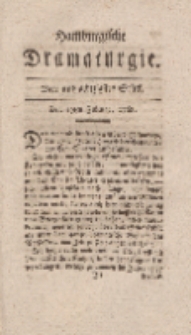 Hamburgische Dramaturgie, Zweyter Band, Vier und achtzigstes Stück, den 19ten Februar, 1768