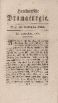 Hamburgische Dramaturgie, Zweyter Band, Drey und neunzigstes Stück, den 22sten Merz, 1768