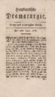 Hamburgische Dramaturgie, Zweyter Band,Sechs und neunzigstes Stück, den 1sten April, 1768