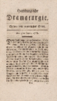 Hamburgische Dramaturgie, Zweyter Band, Sieben und neunzigstes Stück, den 5ten April, 1768