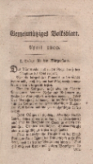 Gemeinnütziges Volksblatt, April 1800