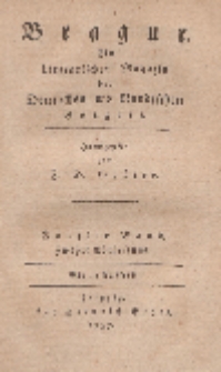 Bragur. Ein litterarisches Magazin der Deutschen und Nordischen Vorzeit, Fünfter Band, Zweyte Abtheilung