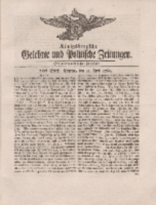 Königsbergsche Gelehrte und Politische Zeitungen. Mit allergnädigster Freyheit, 21tes Stück, Freytag, den 13. April 1764