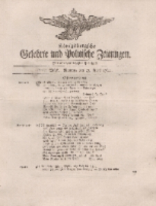 Königsbergsche Gelehrte und Politische Zeitungen. Mit allergnädigster Freyheit, 24tes Stück, Montag, den 23. April 1764