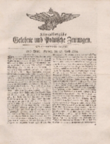 Königsbergsche Gelehrte und Politische Zeitungen. Mit allergnädigster Freyheit, 25tes Stück, Freytag, den 27. April 1764