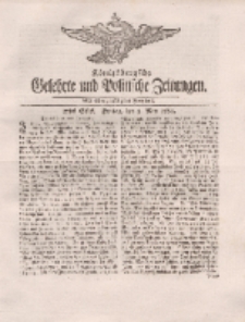 Königsbergsche Gelehrte und Politische Zeitungen. Mit allergnädigster Freyheit, 27tes Stück, Freytag, den 4. May 1764