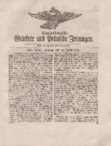 Königsbergsche Gelehrte und Politische Zeitungen. Mit allergnädigster Freyheit, 48tes Stück, Montag, den 16. Julius 1764