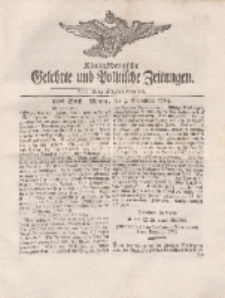 Königsbergsche Gelehrte und Politische Zeitungen. Mit allergnädigster Freyheit, 62tes Stück, Montag, den 3. September 1764
