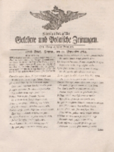 Königsbergsche Gelehrte und Politische Zeitungen. Mit allergnädigster Freyheit, 67tes Stück, Freytag, den 21. September 1764