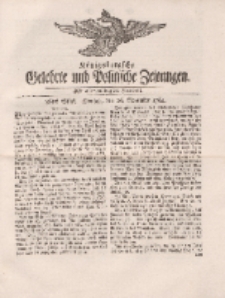 Königsbergsche Gelehrte und Politische Zeitungen. Mit allergnädigster Freyheit, 86tes Stück, Montag, den 26. November 1764