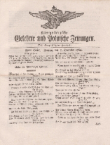Königsbergsche Gelehrte und Politische Zeitungen. Mit allergnädigster Freyheit, 89tes Stück, Freytag, den 7. December1764