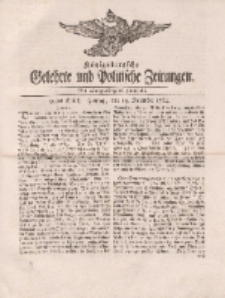 Königsbergsche Gelehrte und Politische Zeitungen. Mit allergnädigster Freyheit, 91tes Stück, freytag, den 14. December 1764