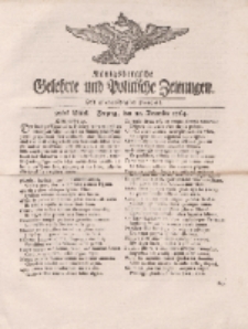 Königsbergsche Gelehrte und Politische Zeitungen. Mit allergnädigster Freyheit, 93tes Stück, Freytag, den 21. December 1764