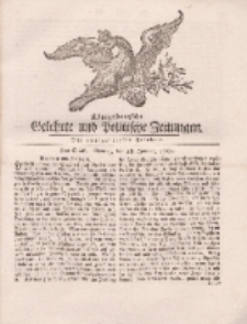 Königsbergsche Gelehrte und Politische Zeitungen. Mit allergnädigster Freyheit, 8tes Stück, Montag, den 28. Januar 1765