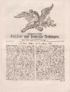 Königsbergsche Gelehrte und Politische Zeitungen. Mit allergnädigster Freyheit, 14tes Stück, Montag, den 18. Februar 1765