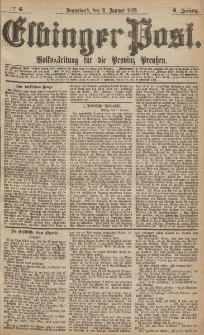 Elbinger Post, Nr.6 Sonnabend 8 Januar 1876, 3 Jh