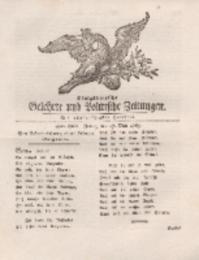 Königsbergsche Gelehrte und Politische Zeitungen. Mit allergnädigster Freyheit, 39tes Stück, Freitag, den 17. May 1765