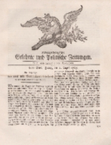Königsbergsche Gelehrte und Politische Zeitungen. Mit allergnädigster Freyheit, 61tes Stück, Freitag, den 2. August 1765