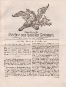 Königsbergsche Gelehrte und Politische Zeitungen. Mit allergnädigster Freyheit, 83tes Stück, Freitag, den 18. October 1765