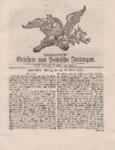 Königsbergsche Gelehrte und Politische Zeitungen. Mit allergnädigster Freyheit, 90tes Stück, Montag, den 11. November 1765