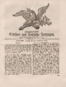 Königsbergsche Gelehrte und Politische Zeitungen. Mit allergnädigster Freyheit, 91tes Stück, Freitag, den 15. November 1765