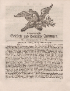 Königsbergsche Gelehrte und Politische Zeitungen. Mit allergnädigster Freyheit, 92tes Stück, Montag, den 18. November 1765