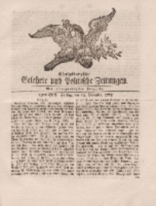 Königsbergsche Gelehrte und Politische Zeitungen. Mit allergnädigster Freyheit, 99tes Stück, Freitag, den 13. December 1765