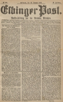 Elbinger Post, Nr.15 Mittwoch 19 Januar 1876, 3 Jh