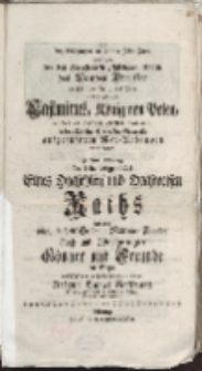 Die bey Gelegenheit der dritten Jubel-Feyer nach dem von den Creutzherren geschehenen Abtritt des Landes Preussen […] Casimirus, König von Polen […]