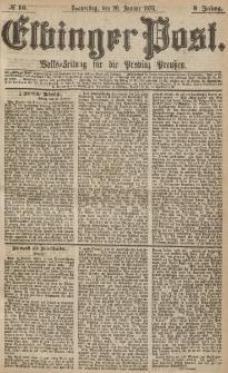 Elbinger Post, Nr.16 Donnerstag 20 Januar 1876, 3 Jh