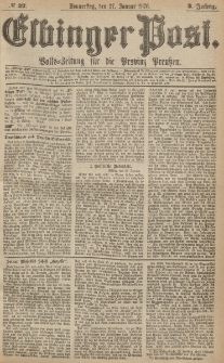 Elbinger Post, Nr.22 Donnerstag 27 Januar 1876, 3 Jh