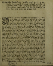 Gründliche Vorstellung […] dass die Erhöhung derer Accisen der Stadt sehr schädlich sey, und dass solche dem Publico in Danzig weniger einbringe […]