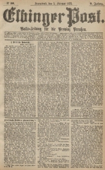 Elbinger Post, Nr.30 Sonnabend 5 Februar 1876, 3 Jh