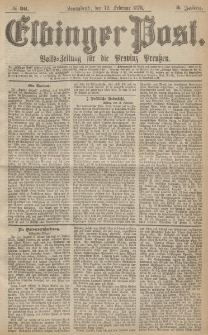 Elbinger Post, Nr.36 Sonnabend 12 Februar 1876, 3 Jh