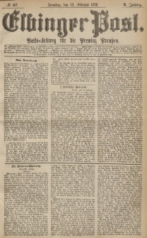 Elbinger Post, Nr.37 Sonntag 13 Februar 1876, 3 Jh