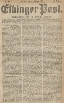 Elbinger Post, Nr.39 Mittwoch 16 Februar 1876, 3 Jh