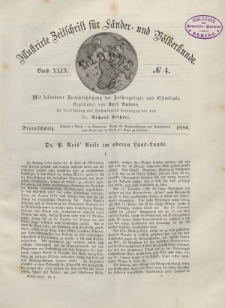 Globus. Illustrierte Zeitschrift für Länder...Bd. XLIX, Nr.4, 1886