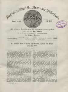 Globus. Illustrierte Zeitschrift für Länder...Bd. XLIX, Nr.13, 1886