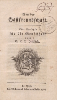 Von der Gastfreundschaft. Eine Apologie für Menschheit […]