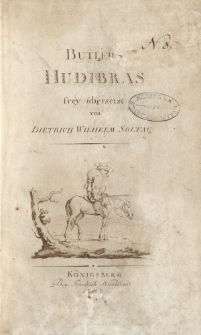Butlers Hudibras frey übersetz von Dietrich Wilhelm Soltau
