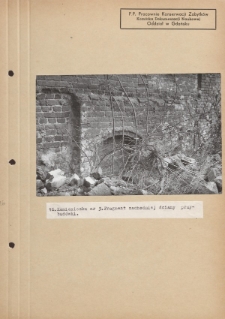 Kamieniczka nr 3. Fragment zachodniej ściany przybudówki