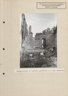 Kamieniczka nr 2. Ściana południowa od strony podwórza